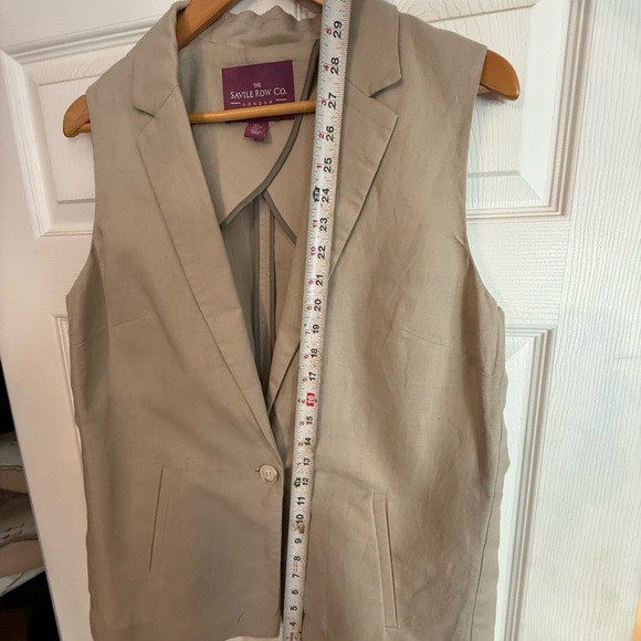 Women's Tan Vest - Picture 4 of 5